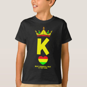 Black King The Most Powerful Piece In The Game Jun T-Shirt