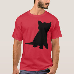 Black Kitten Pet T Small Print T-Shirt