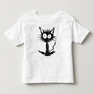 Black kitten *Simple Toddler T-Shirt