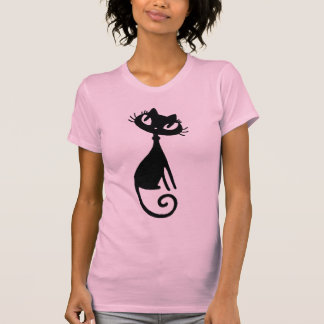 Black Kitty Babe Camisole T-Shirt