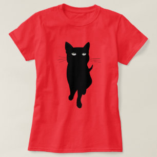 Black kitty gothic cat T-Shirt