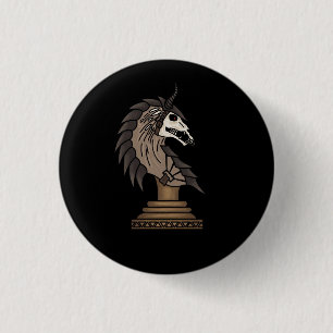 Black Knight 3 Cm Round Badge