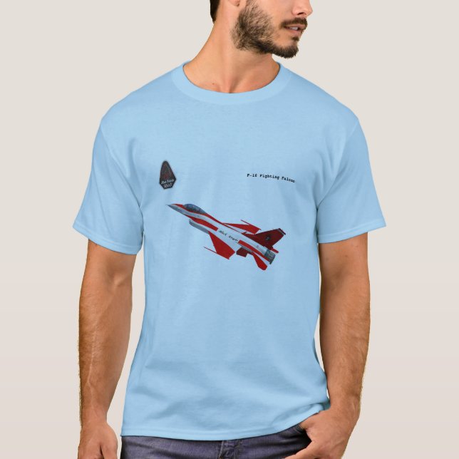 Black Knights F-16 T-Shirt (Front)