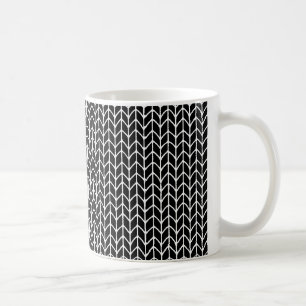 BLACK KNIT White Mug