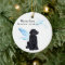 Black Lab Angel Pet Dog Christmas Memorial