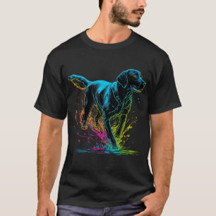 Black Lab Black Labrador Retriever Puppy Dog Mum  T-Shirt