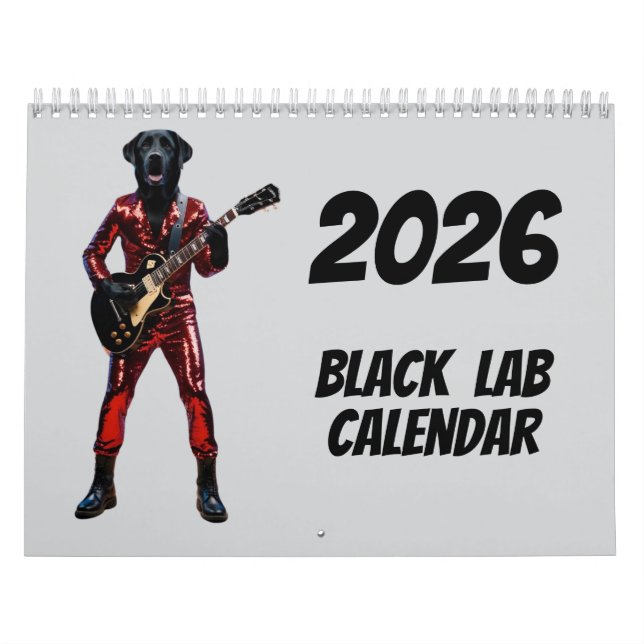 Black Lab Calendar (Cover)