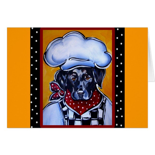 Black Lab Chef (Front Horizontal)