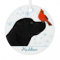 Black Lab Christmas Cardinal - Cute Labrador Dog