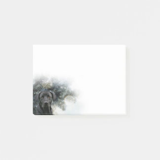 Black Lab Christmas Post-it Notes