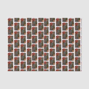 Black Lab Christmas Tissue Paper