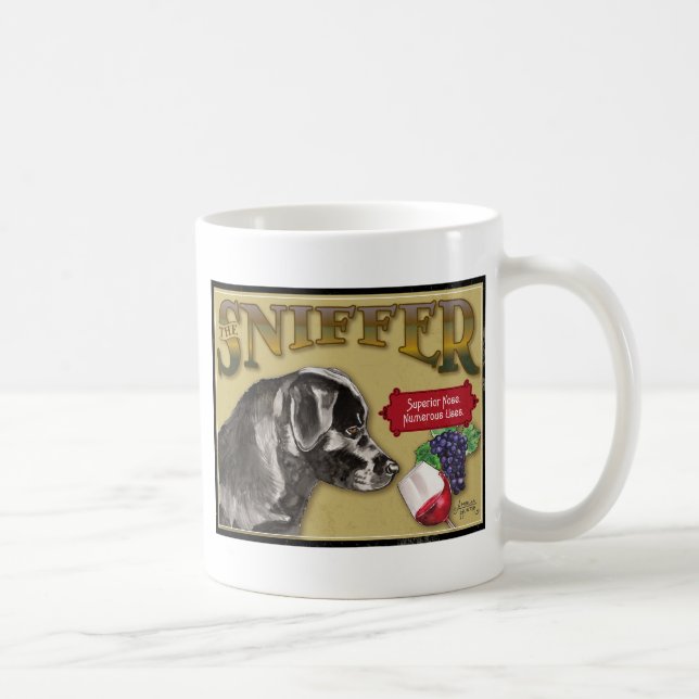 Black Lab Coffee Mug (Right)