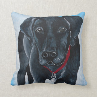 Black Lab Cushion