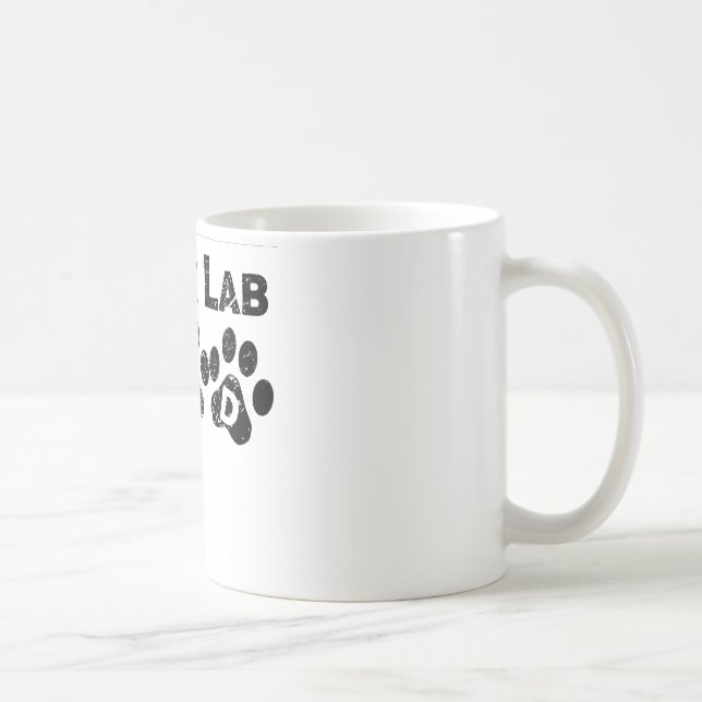 Black Lab Dad Coffee Mug (Right)