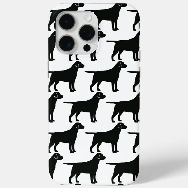 Black Lab Dog Case-Mate iPhone Case (Back)