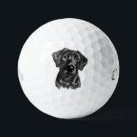 Black Lab Dog Golf Balls<br><div class="desc">Elevate your golf game with our Black Lab Dog Golf Balls. Perfect for dog lovers and golf enthusiasts, these high-quality golf balls feature charming illustrations of loveable Black Labs, adding a unique and fun element to your time on the course. Crafted for performance and durability, our golf balls ensure a...</div>