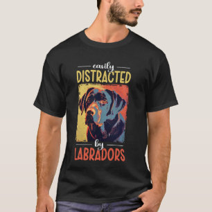 Black Lab Dog Labrador Retriever Mum T-Shirt