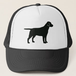 Black Lab Dog Trucker Hat