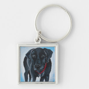 Black Lab Key Ring