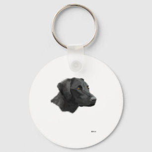 Black Lab Key Ring