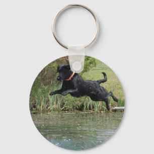 Black Lab Keychain