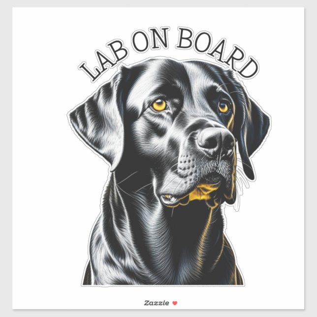 Black Lab | Lab on Board (Sheet)