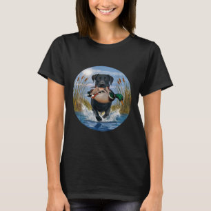 Black Lab Labrador Hunting Ducks Waterfowl Yellow  T-Shirt