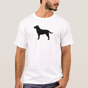 Black Lab Labrador Retriever Dog Breed Silhouette T-Shirt