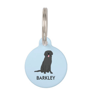 Black Lab Labrador Retriever Pet Tag
