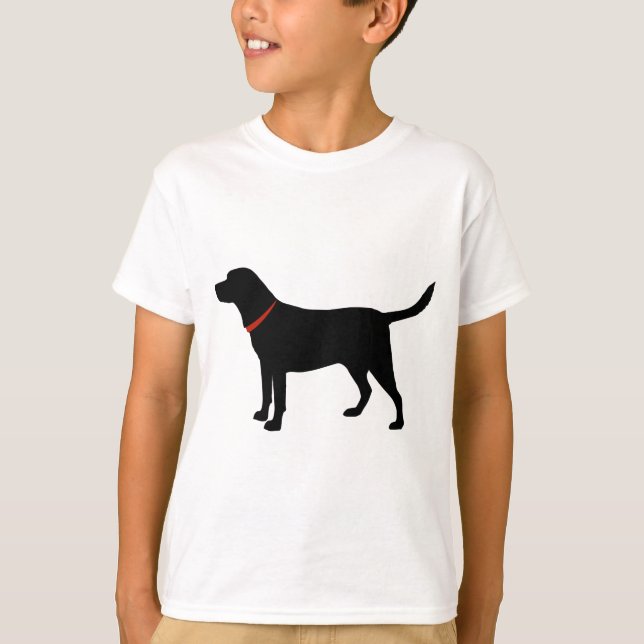 black lab, Labrador Retriever T-Shirt (Front)