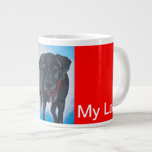 Black Lab Large Coffee Mug