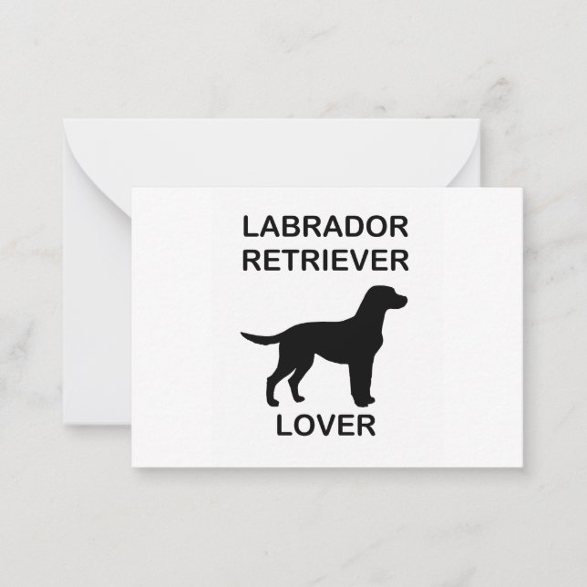 black lab lover card (Front)