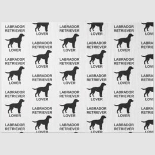 black lab lover tissue paper