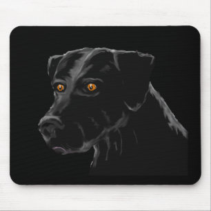 Black Lab Mouse Mat