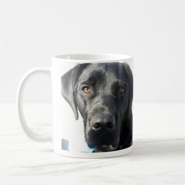 Black Lab Mug (Left)