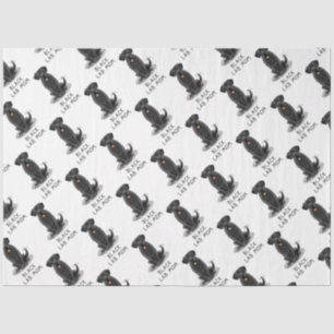 Black Lab Mum (Labrador Retriever Mum) Cute Dog Tissue Paper