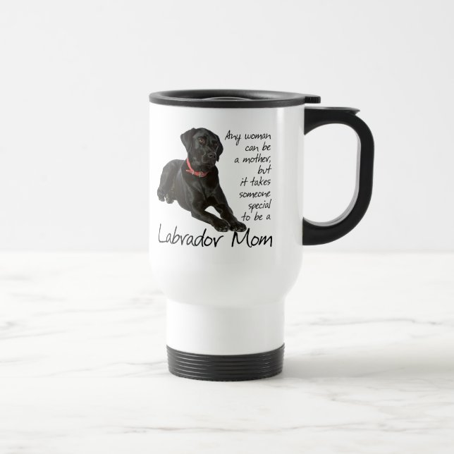 Black Lab Mum Mug (Right)