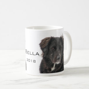 Black Lab Pet Dog Photo Name Year Coffee Mug