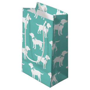 Black Lab Puppy Labrador Dog  Small Gift Bag