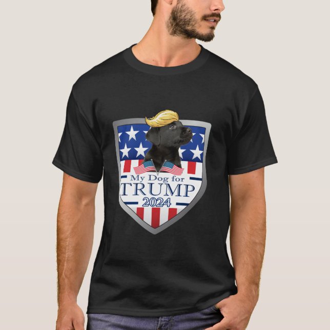 Black Lab puppy T Shirt (Front)