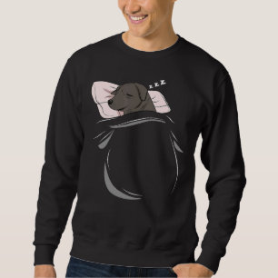 Black Lab Sleeping Dog Pyjamas Nap Pjs Outfit Labr Sweatshirt