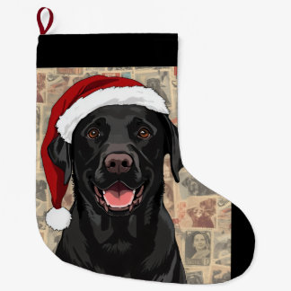 Black lab stocking
