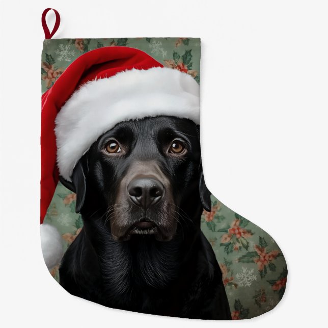 Black lab stocking (Front)