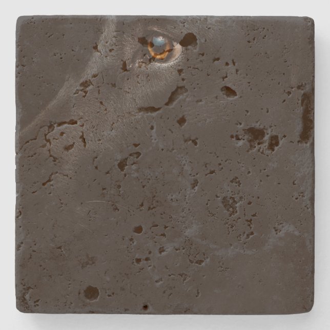 black lab stone coaster (Front)