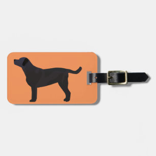 Black Lab Templates Ready to Customise Luggage Tag