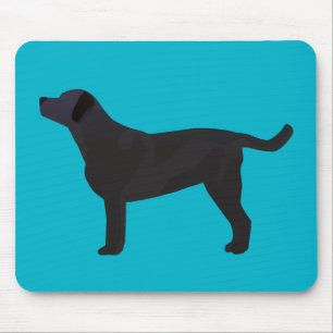Black Lab Templates Ready to Customise Mouse Mat