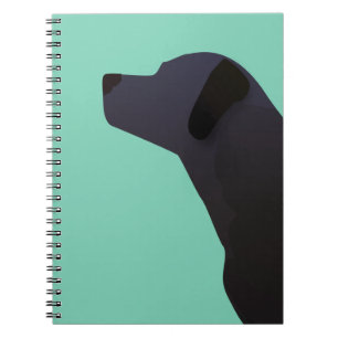 Black Lab Templates Ready to Customise Notebook