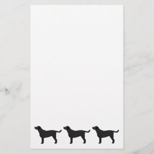 Black Lab Templates Ready to Customise Stationery
