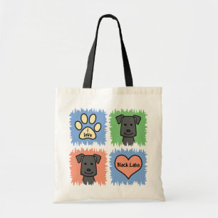 Black Lab Tote Bag