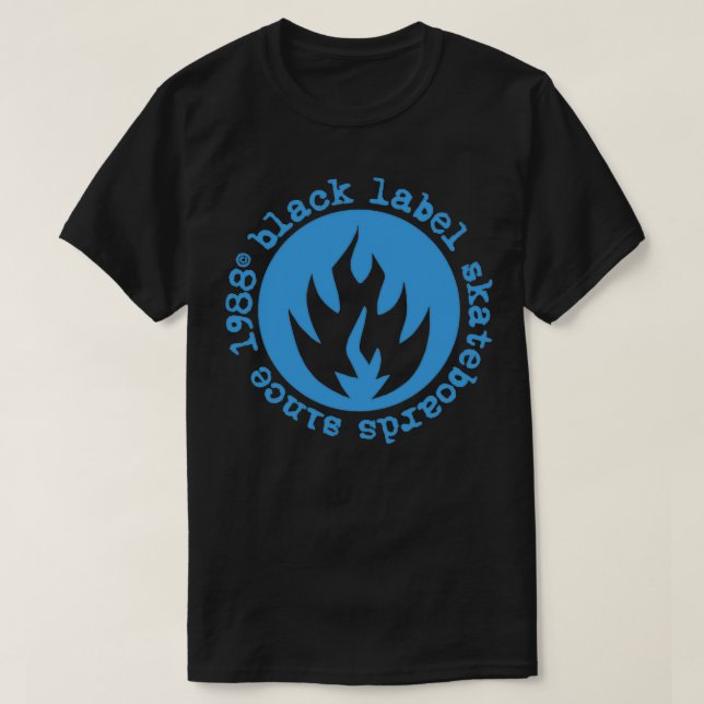 Black Label Skateboards 3 T-Shirt (Design Front)